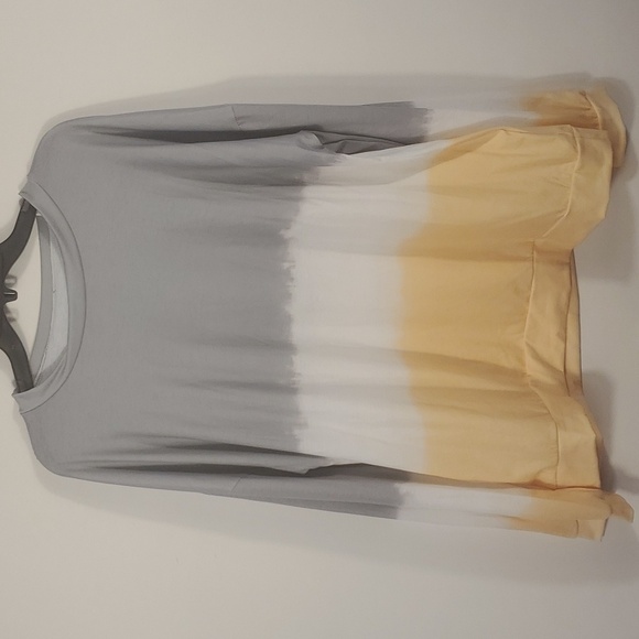 Tunic Gray & Yellow Tie-Dye Size 3XL - Picture 10 of 15